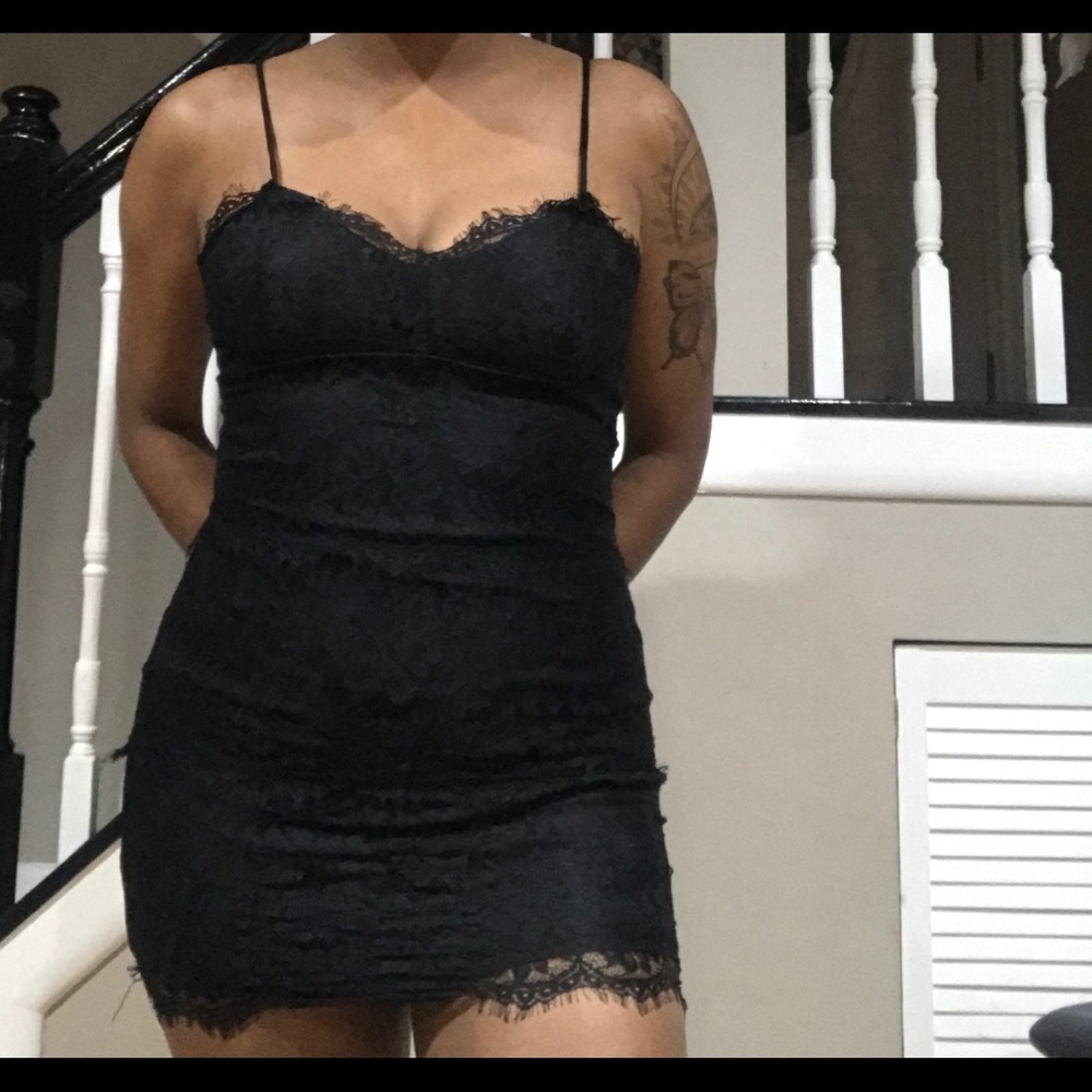 Classy in Black mini Dress from Charlotte Russe